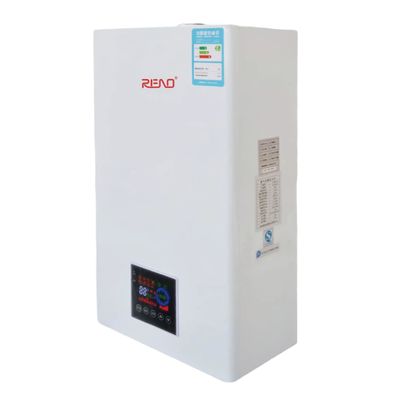 গ্যাস ওয়াল ঝুলন্ত গরম জল চুল্লি চীন 40/32/28/26/24kw শীর্ষ মানের সাদা শেল স্টেপলেস ফ্রিকোয়েন্সি রূপান্তর