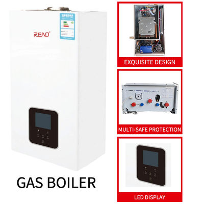 L1PB32-A(F4) 40Kw ওয়াল মাউন্ট গ্যাস বয়লার কেসিং স্টাইল সঙ্গে স্টেইনলেস স্টীল শেল